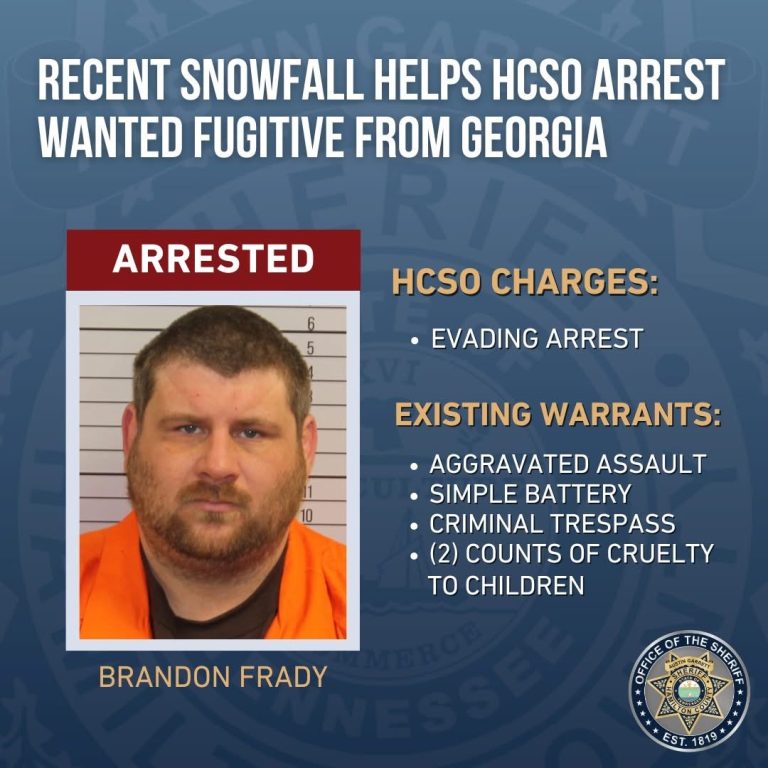 Wanted Catoosa man found and arrested in TN